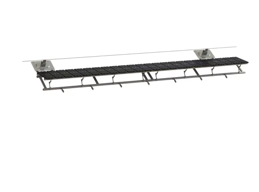 walkway with fall arrest system